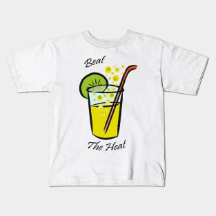 Beat the Heat - Typography Design Kids T-Shirt